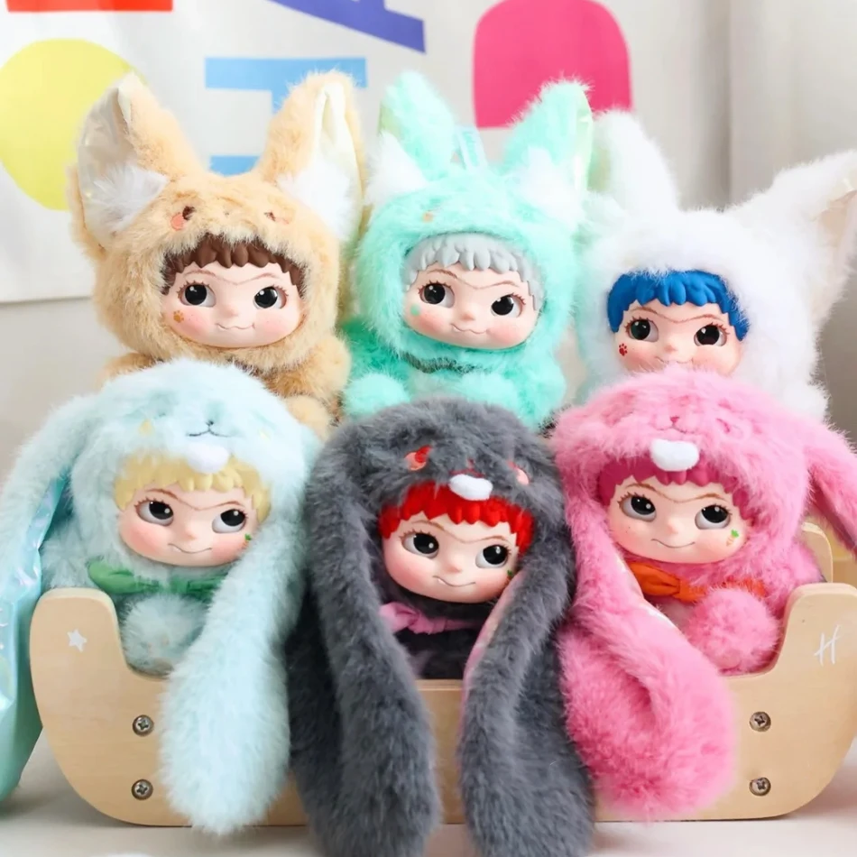 

Wakuku Fox & Bunny Trickor Treat Blind Box Cute Wakuku Action Figure Mystery Box Fox Bunny Anime Doll Keychain Suprise Bag Toy‘s