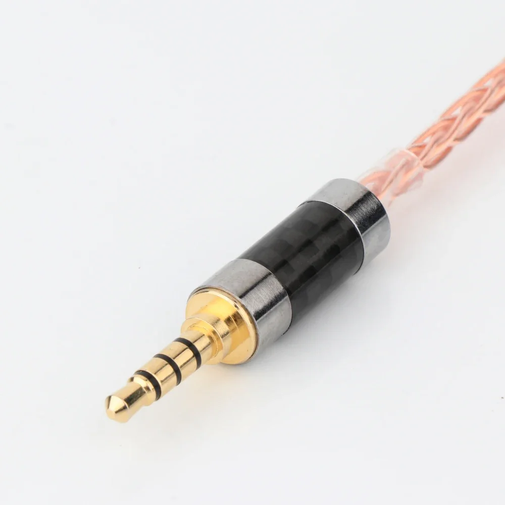 New HIFI Carbon Fiber 3.5mm Balanced Male to 4-Pin XLR Balanced Female Audio Adapter Cable Connector Cable