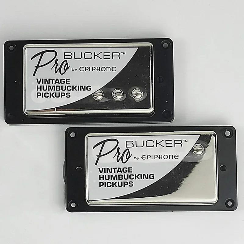 

Epi ProBucker Double-coil Pickup in Nickel for & SG, Also Available with Pro Wiring Harness