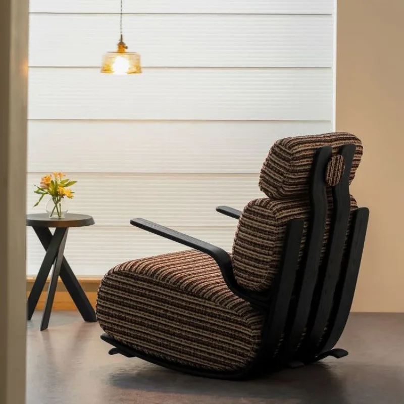 الأثاث الرجعية بسيطة كرسي واحد شرفة عارضة المنزل كرسي متأرجح غرفة نوم غرفة المعيشة مصمم أريكة كرسي #2