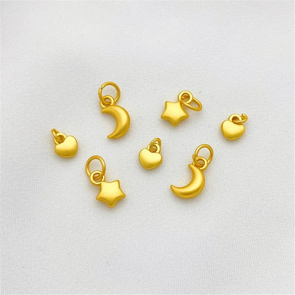 Oude Gouden Ster Maan Ingots Bell Charm Hanger DIY Sieraden Benodigdheden Kralen voor Ketting Armband Craft Accessoires