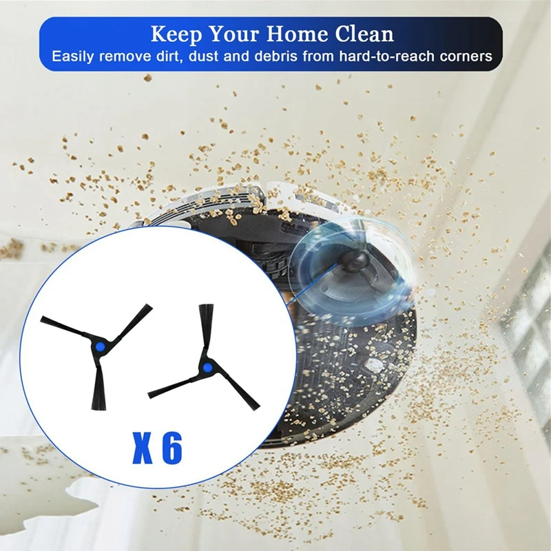 Side Brush Accessories For Ecovacs Deebot X2 / X2 Omni / X2 Pro DEX86 Robot Vacuum Cleaner Replacement Spare Parts