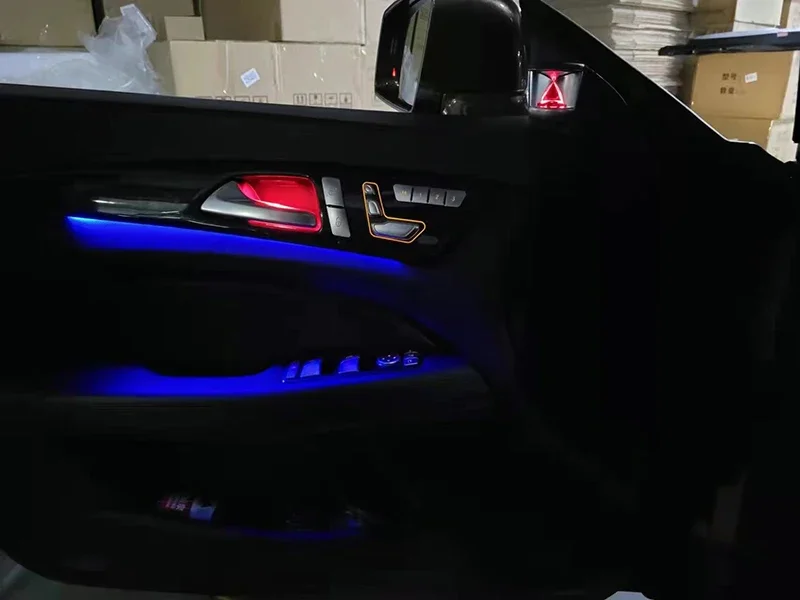 LED Ambient Light for Mercedes Benz Cls 12-17 3 Update 12 Colors Atmosphere Interior Decorate Lamp Hourglass Treble Tweeter