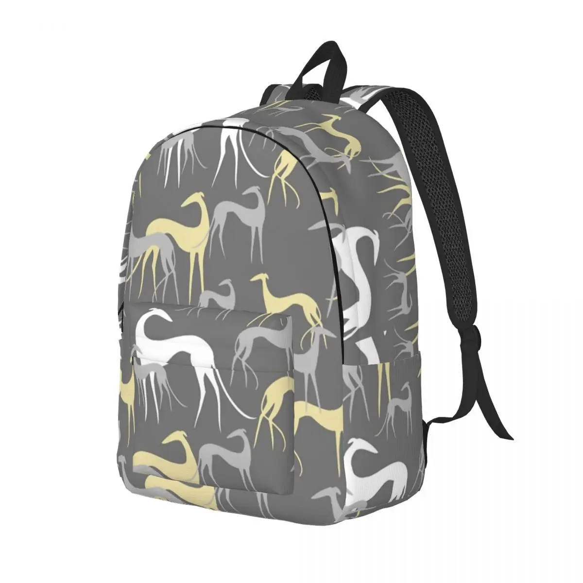 Sighthounds Backpack for Boy Girl Kids Student School Book Bags Greyhound Whippet Dog Daypack Preschool Primary Bag Durable