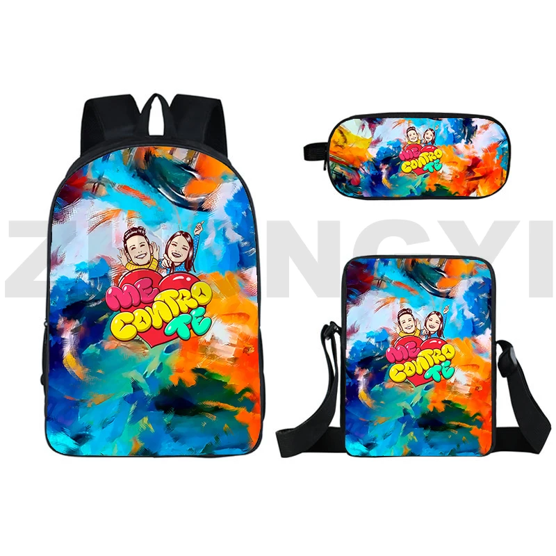 Top Quality Anime Me Contro Te Rucksack 3D Print Kawaii Cartoon Me Contro Te Backpacks 3 Pcs/Set Schoolbags for Girls Pencil Bag