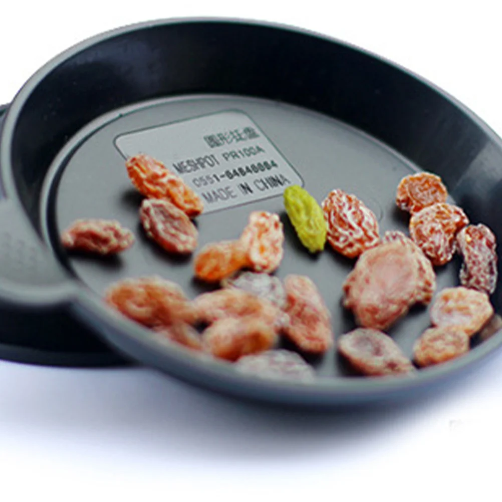 

10Pcs Plant Pots Tray Red Round Plastic Flower Pot Saucer for Plants Garden Balcony 6.8cm Diameter Moisture Retention