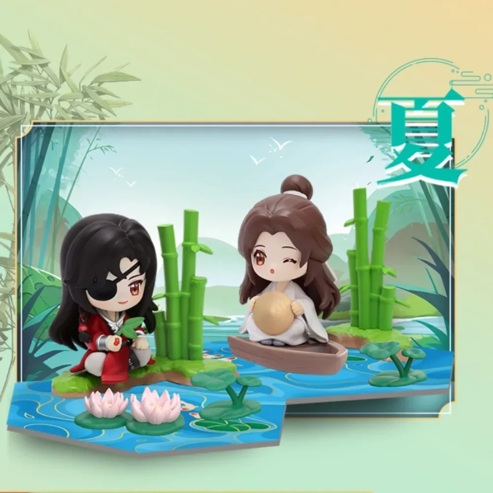 Original Heaven Official’s Blessing Figure Four Season Xie Lian PVC Action Figure Amine Surprise Box Gift Collectible Figurine