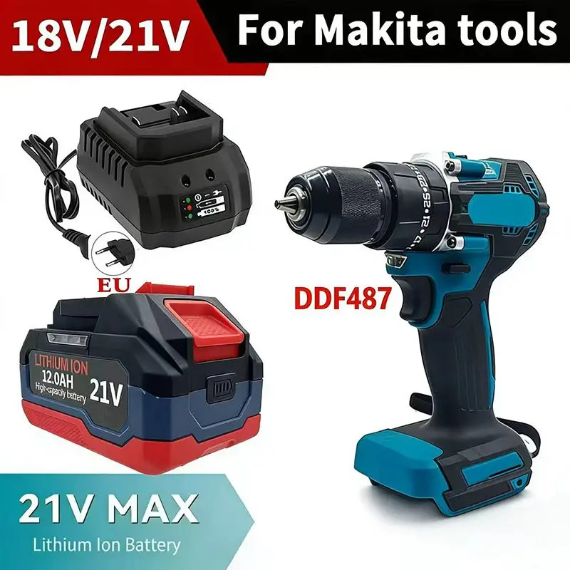 12.0Ah For Makita Battery Rechargeable Lithium Battery For M