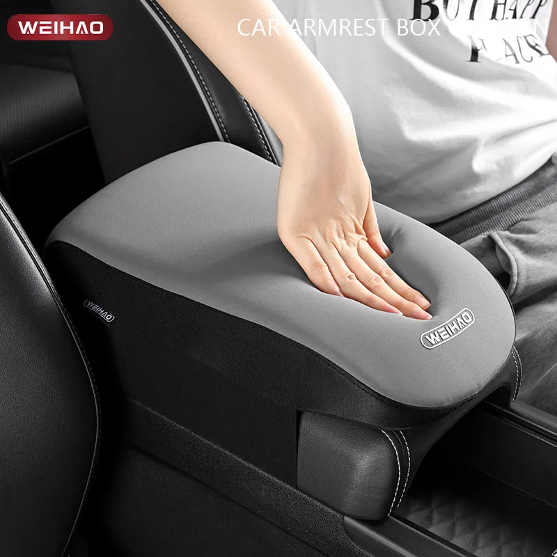 New Car Armrest Box Height Increasing Pad For Car Mounted Anti Drowsiness Hand Memory Cotton Central Pad Universal Popular Item