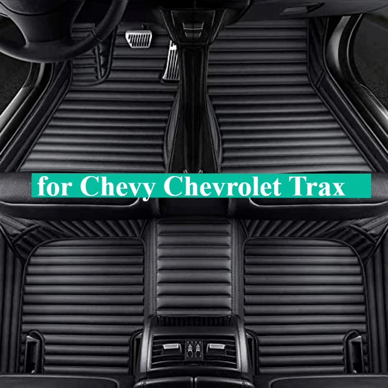 Custom Car Floor Mats for Chevy Chevrolet Trax 2014-2024 All Weather Interior Accessories Liners Truck Model Carpet Rugs Foot