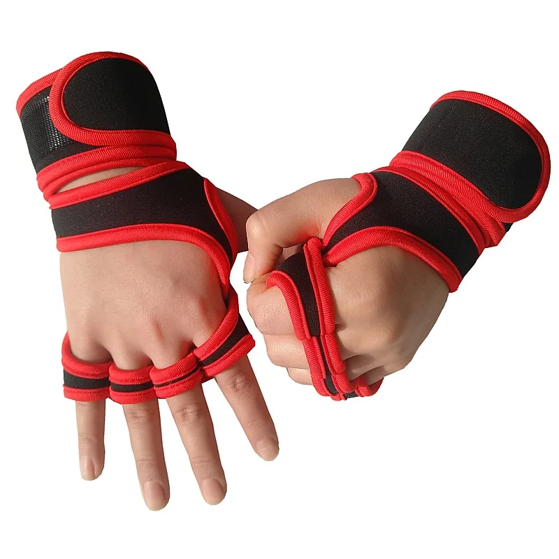 Weight Lifting Training Gloves for Women and Men, Body Building, Gymnastics Grips, Gym Hand Palm, Wrist Protector