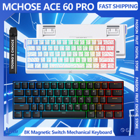 Mchose Ace 60 Pro Magnetic Switch Mechanical Keyboard 8K TTC Magnetic Low Delay E-Sports Gaming Keyboard RGB PC Gamer Man caps