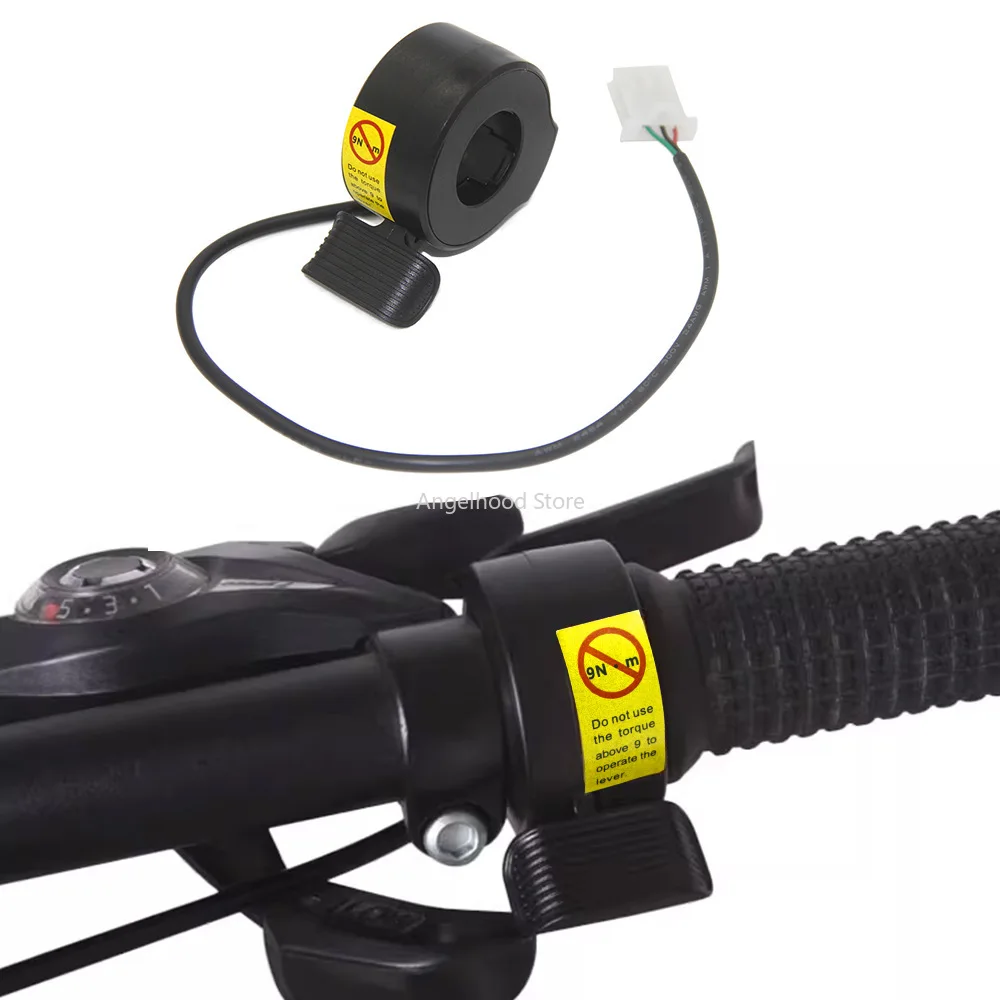 

Ebike Thumb Finger Trigger Throttle Left Right Throttle Accelerator 33Mm for Electric Bike Scooter E-Motorcycle
