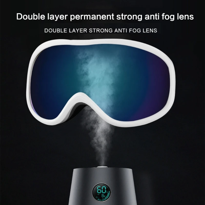 Snowboardbrille, UV-Schutz, doppellagige Skibrille, Antibeschlag-Skibrille, Windschutz, Schneebrille für Unisex