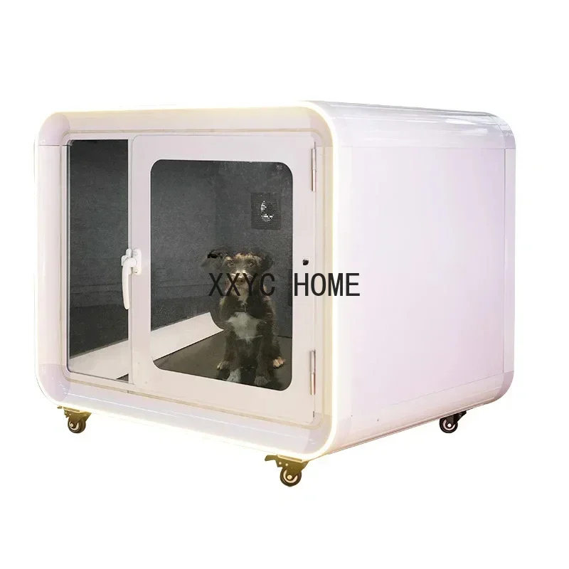 Geluidsdichte Doos Cover Kooi Glazen Kamer Indoor Huisdier Geluiddichte Kamer Verplaatsbare Mini Kennel Kat