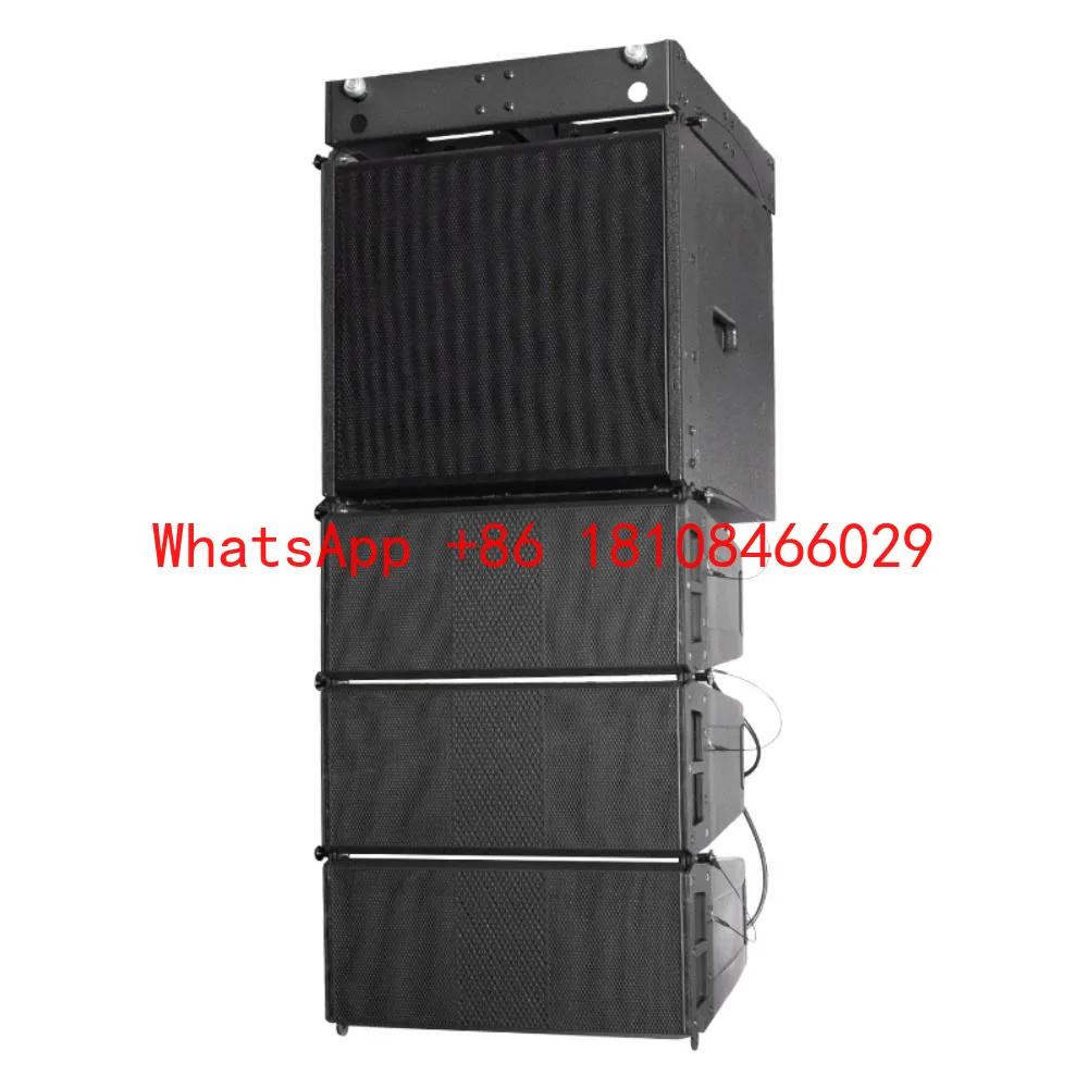 Altavoz Line Array DSP de 15 Pulgadas con Caja de Metal y Madera de 2x6.5 Pulgadas, Amplificador Profesional de 1000W para Sistemas de Sonido Público en Escenarios y Exteriores