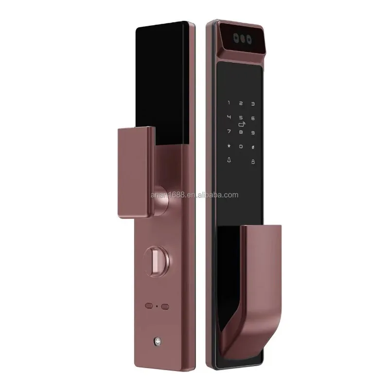 

[2026]Ananlock 2023 New Fully 3d Face Id Automatic TTlock Safety Electronic Rfid Card Smart Door Keyless Entry