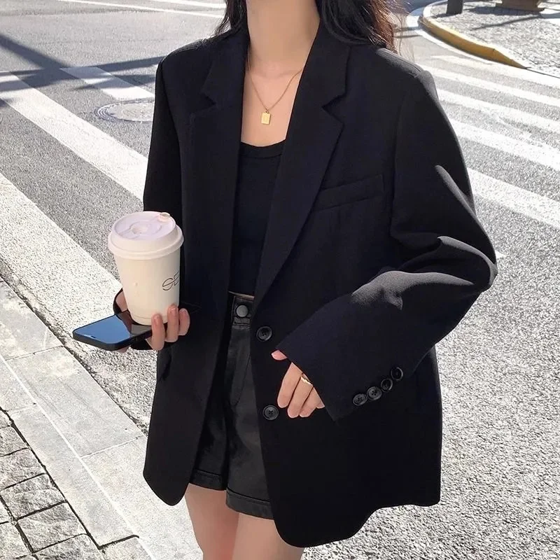 

Women's Blazers Slim Fit Fashion Suits Long Sleeve Jackets Casual Loose Coats Outwear for Office Lady Women Official Clothing
