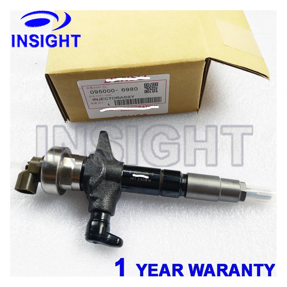 

4pcs Genuine 095000-6980 8-98011604-0 Diesel Injector for D-MAX 4jj1 Engine