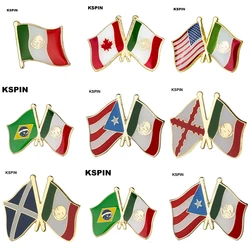 Mexico Vlag Resp Pin Badge Broche