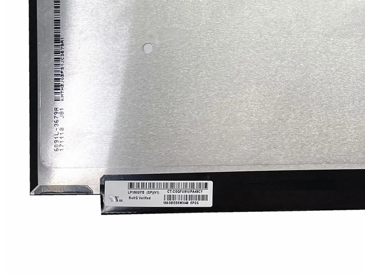 15.6" Slim Laptop LCD Screen LP156WFB-SPV1 Fit LP156WFB-SPV9 FHD 1920x1080 IPS 400nits Display Matrix Panel EDP 30pins