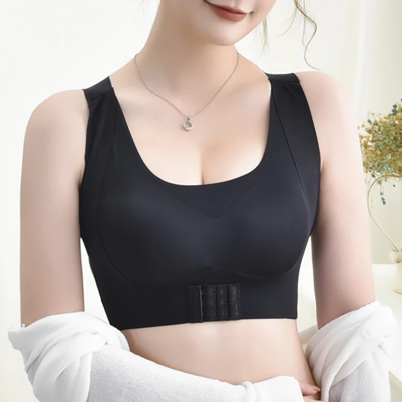 Shaping Back  Woman Underwear Two-in-one Breast Sculpting Chest Support Vest Correction Hunchback Shockproof Sports Women Bra