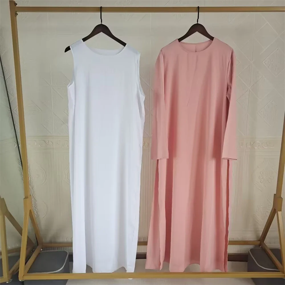 Conjunto de 2 piezas de caftán marroquí para mujer, ropa islámica de Dubái, Turquía, Abaya, bata árabe saudita, vestido musulmán, traje de ropa de