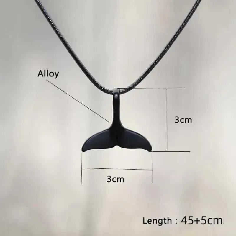 31BB Stylish Ocean Inspired Dolphin Tail Pendant Necklace Metal Clavicle Chain Jewelry Everyday Punk Fashion Gift For Her
