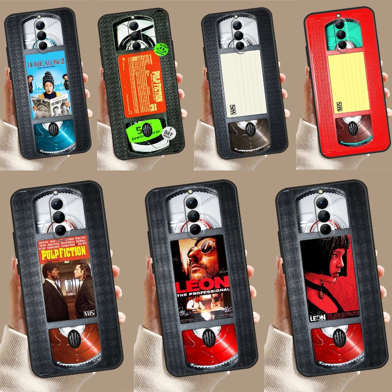 VHS شريط كاسيت حافظة للمنزل وحده ، غطاء خلفي لـ ZTE Nubia ، سحر أحمر ، 8 ، 8S ، 9 Pro Plus ، 5G ، 5S ، 6R ، 6S ، 7S ، 6 ، 7 برو