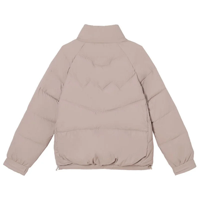 Chaqueta corta de algodón para mujer, prendas de vestir holgadas, chaqueta de pan levantado, abrigo para mujer, Tops, moda coreana, chaqueta cálida de invierno