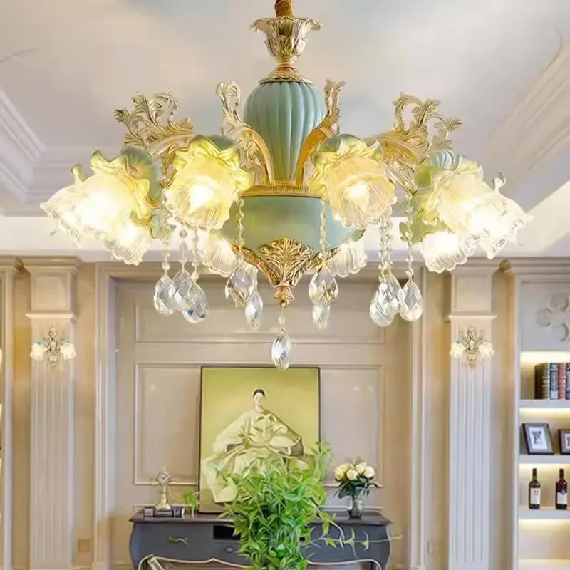 

Современная хрустальная люстра 2026 для столовой, спальни, гостиной, в скандинавском стиле, для дома
