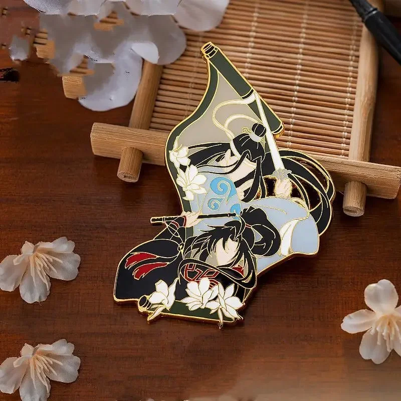 Wei Wuxian Badges Enamel Pins Women Brooch Mo Dao Zu Shi Anime Pendant Wedding Couples Metal Broches The Founder of Diabolism