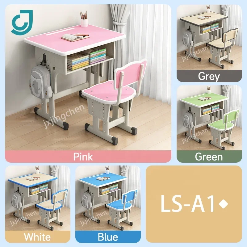 Primary School Classroom Furniture Wood Student Desk and Chair for Student Study Table With Chairs view 4