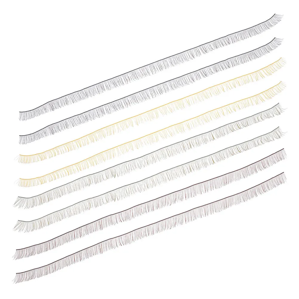 8Pcs Multi-Farbe Mascara Streifen Falsche Wimpern DIY Kreative Simulierte Wimpern Streifen Natürlichen Look Auge Zubehör Set