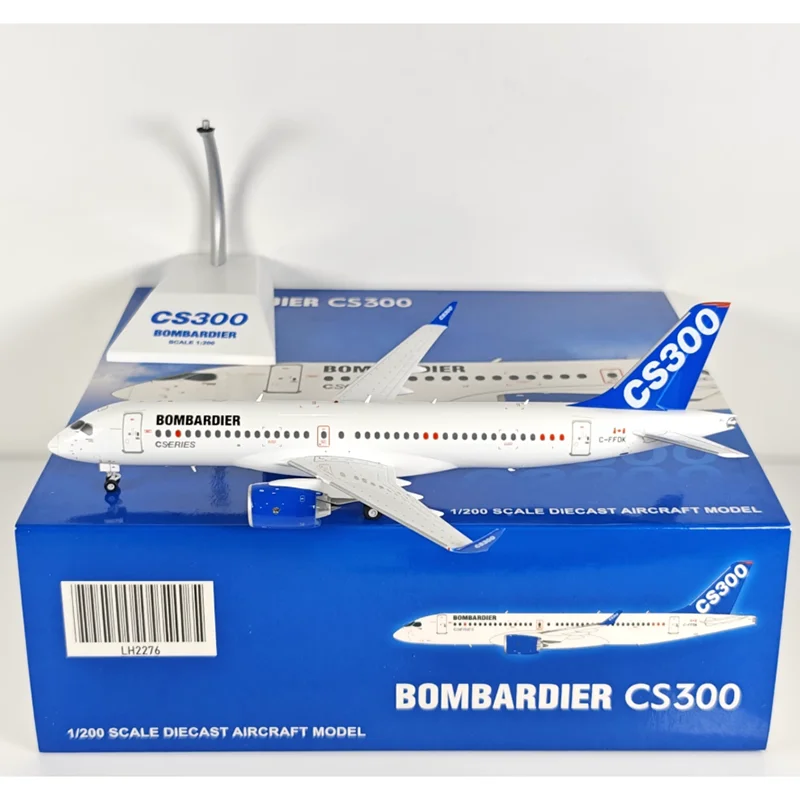 

JC Wings Diecast 1/200 Scale Bombardier CS300 C-FFDK Alloy Aircraft Model Collection Decorative Ornament