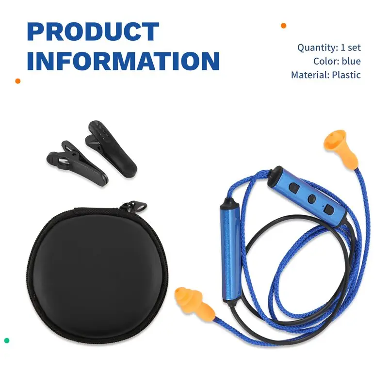 A25P Hearing Protection Earbuds Ear Plugs Bluetooth Headphones Neckband Noise Reduction Earphone For Work For Work Safety view 6