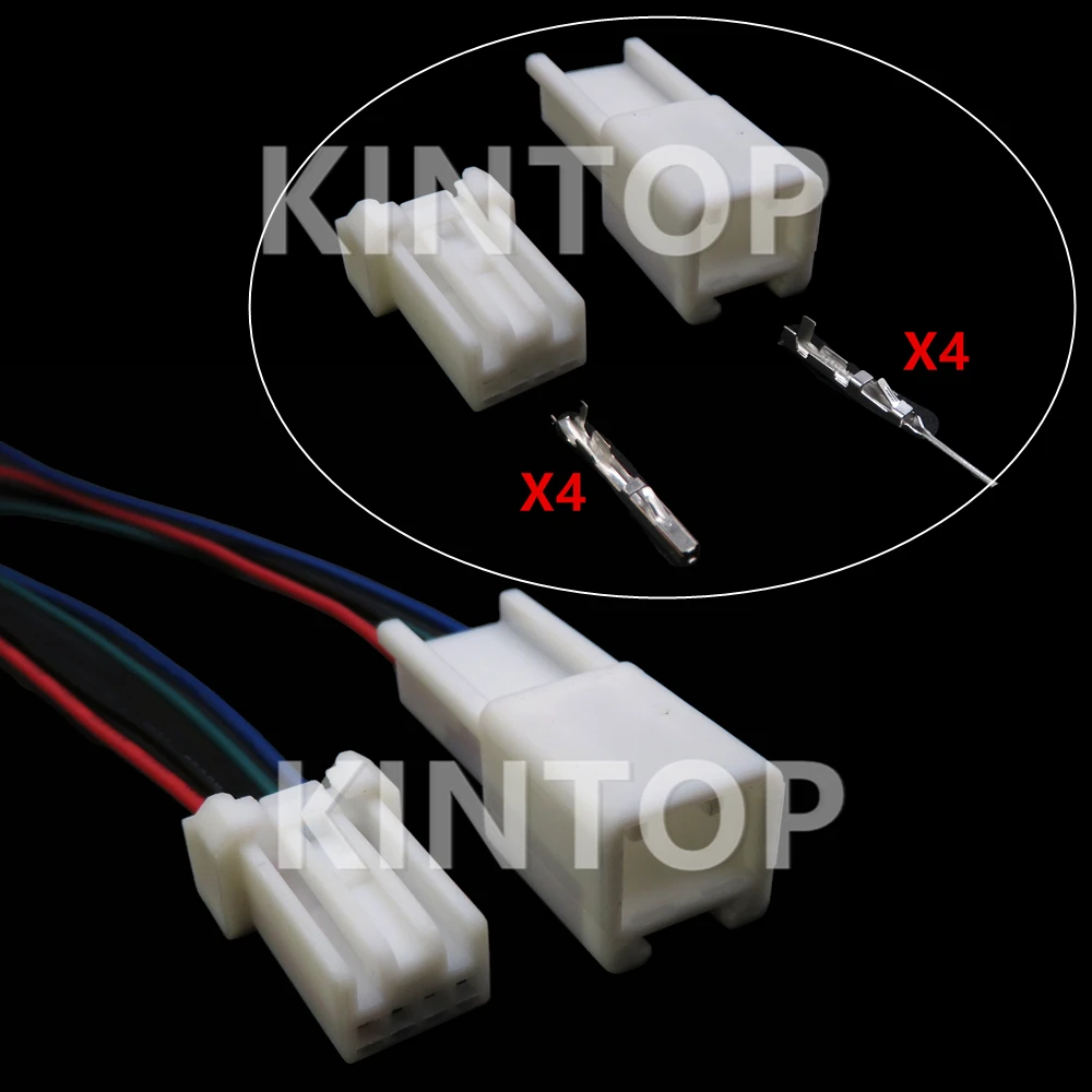 

1 Set 4 Pins 6098-4944 6098-4978 Auto Starter Plastic Housing Connector with Wires Automotive Wire Cable Sockets