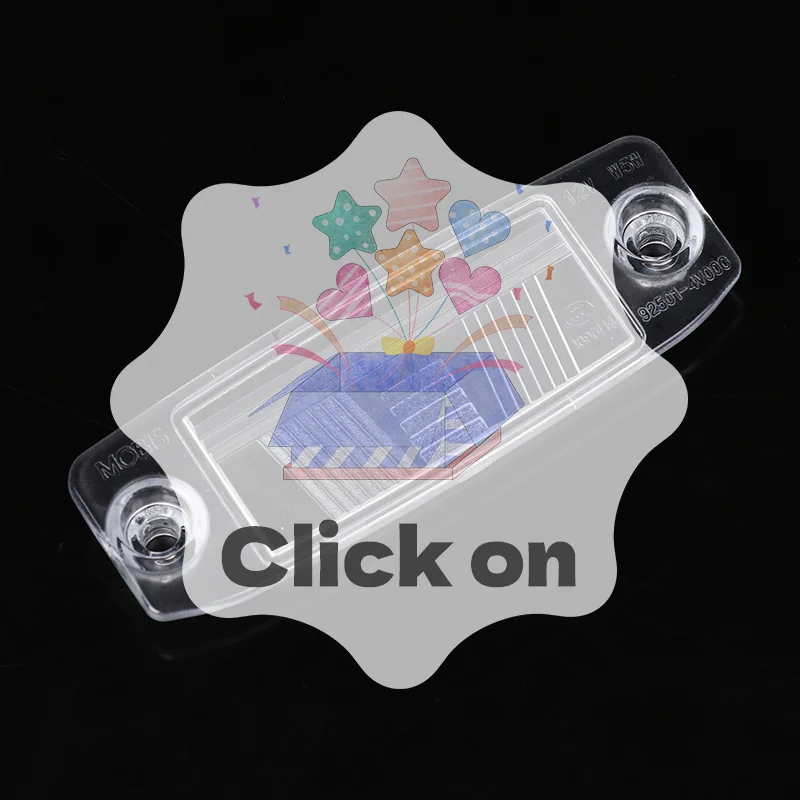 

1pc Rear License Plate Lamp LENS- EITHER SIDE Fit For 2011-2013 92510-2P000/ 925102P000 Plastic Car Accessorie