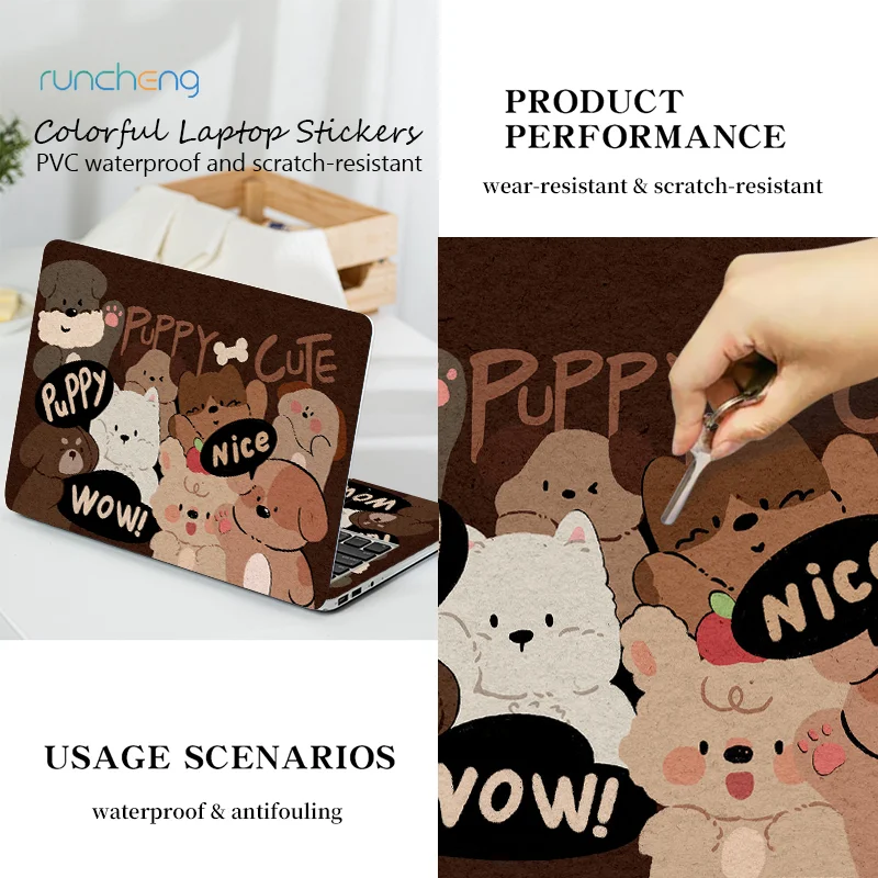 

Decal 13'' 14'' 15 inch Laptop Skin Protector For HP Elitebook/Dell G3 G5 G7/Lenovo Colorful Photo Laptop Sticker Notebook Skin