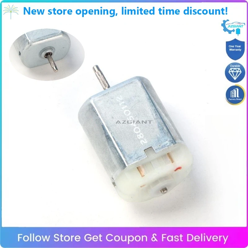 

AZGIANT Small Electric Motor FC280 DC 3V -12V 12000RPM High Speed 45mm Axis Car Accessories Hair Dryer Fans Scientific DIY Toys