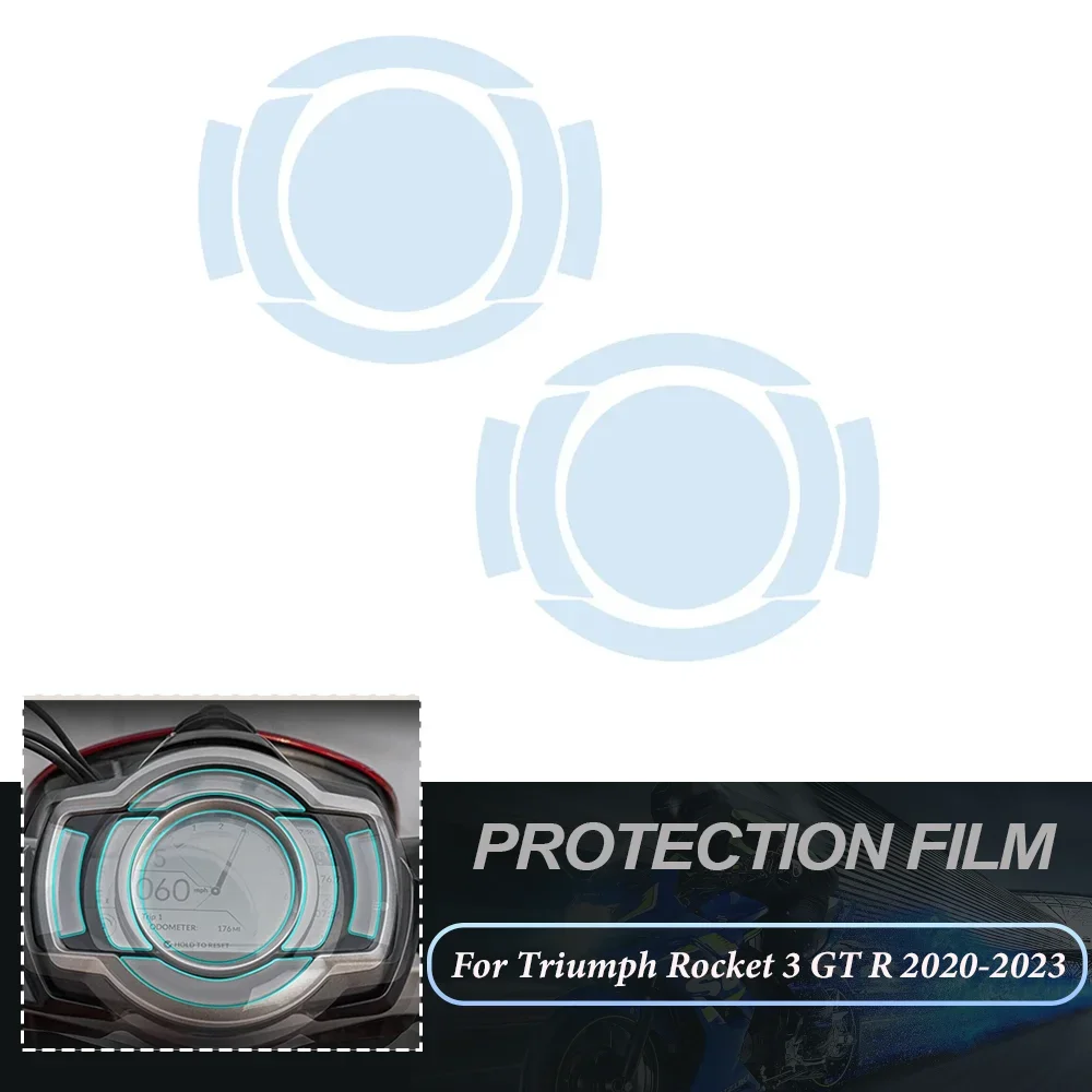 For Triumph Rocket 3 GT R 2020-2022 2023 Motorcycle Instrument Dashboard Cluster Scratch Film Screen Protector