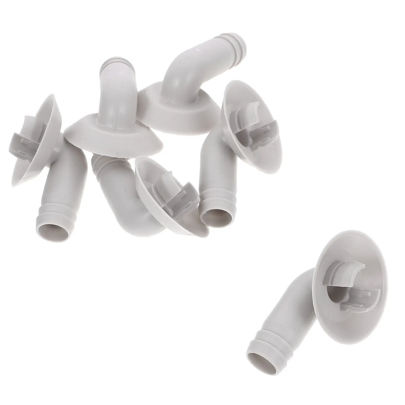 

6Pcs Drainpipe Joint Elbow Hard Plastic Drain Hose Connector Elbow Fitting for Air Conditioner Draining Hose Parts