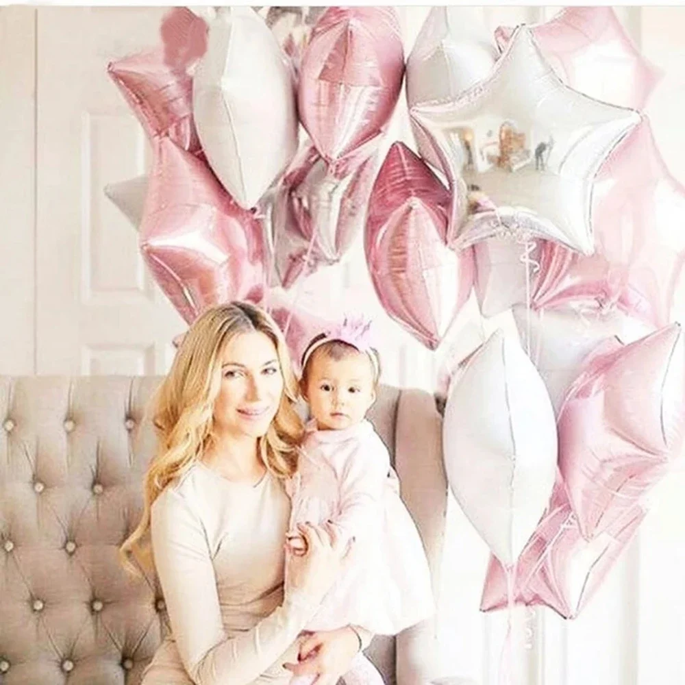 18 Zoll Roségold Herz Folienballons Aufblasbare Heliumballons Geburtstagsfeier Hochzeit Dekoration Ballon Babypartyzubehör