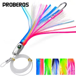 1pc 22cm/8.7inch Trolling Bait For Marlin Tuna Dolphin Shark Big Game, Deep-sea Fishing Bait, Octopus Squid Skirt Trolling Lures
