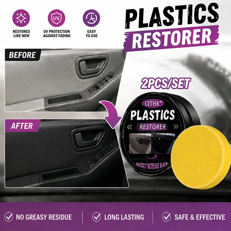 Car Plastic Restorer Back To Black Gloss Auto Interior Leather & Panel Renewal Wax Coating Agent Auto Polish And Repair Coating