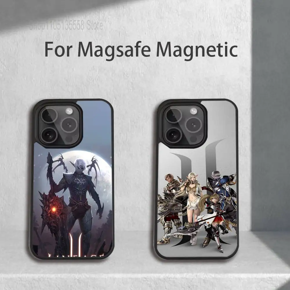 

G-Game L-LINEAGE 2 Phone Case For iPhone 17,16,15,14,13,12,11,Pro,Max,Plus,Mini,SE4,E Magnetic Magsafe Wireless Charging