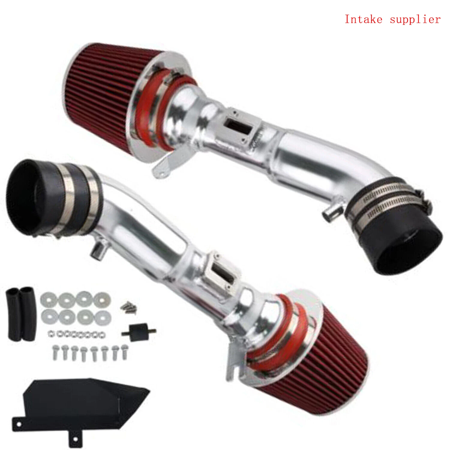 tuning Engine Cold Air Intake Kit + Red Filter For 09-20 370Z / 08-13 G37 3.7L V6