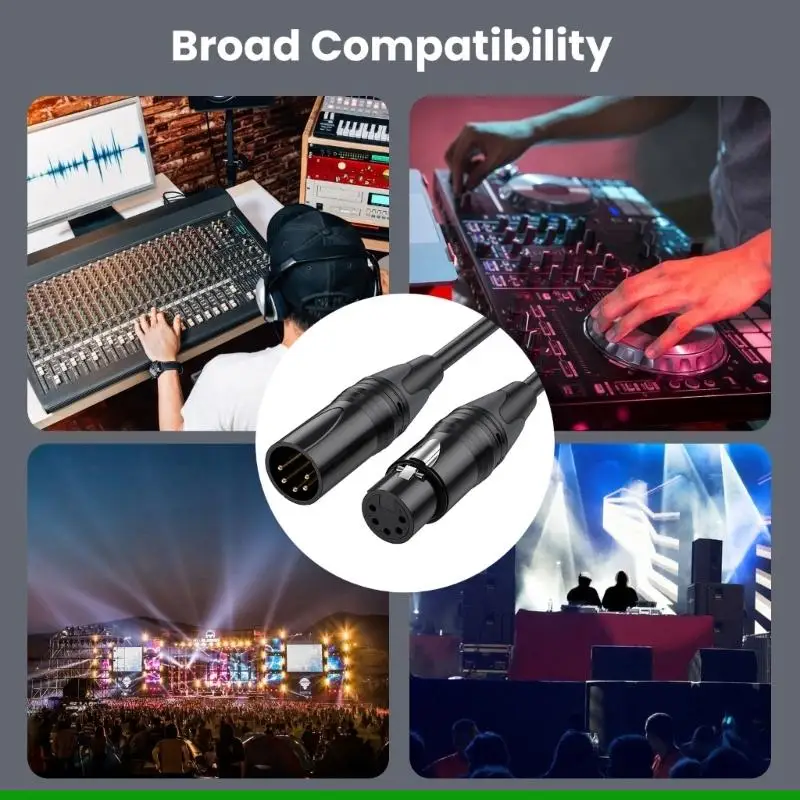 U55C 4 Pin Power Supply Cable Male to 4 Pin Female for Blackmagic Camera Monitor Recorder Mixers DSLR Speaker System