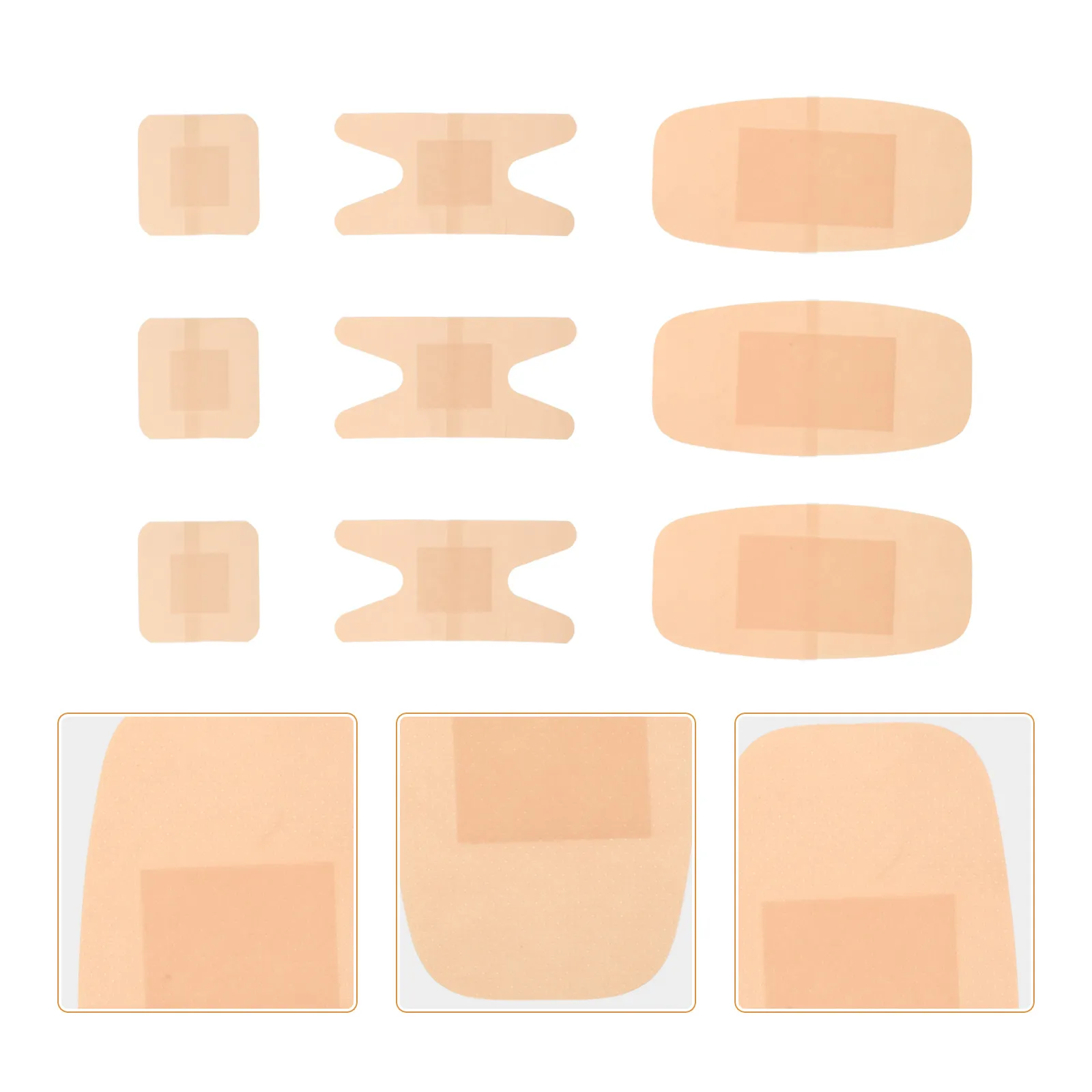 

30Pcs Waterproof Breathable Flexible Wound Protectors Elastic Knuckle Bandages for Wounds First Aid Elastic