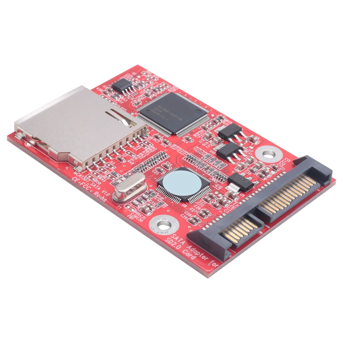 

LBER MMC SD SDHC 2.0SATA To SD High-Speed Adapter Card SD Card To SATA Adapter HDD Secure Digital Conversion Adapter